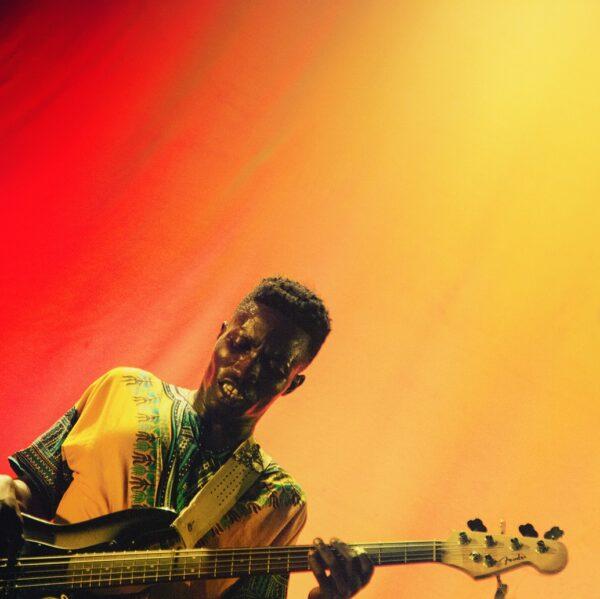 Eric Meurice a photographié durant un concert l'artiste Ebo Taylor. Par son talent il nous délivre cette photographie d'art. Elle est disponible à la vente sur www.paragone- concept.com