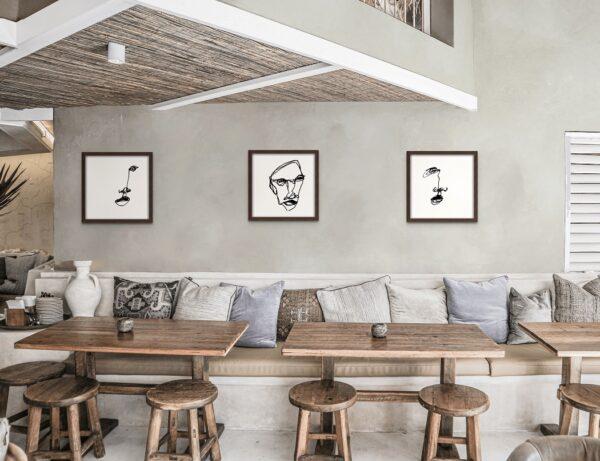 Tableaux dessins peintures pour les entreprises. Lyon
